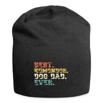 Komondor Papa Hongrois Papa Master Vintage - Bonnet en jersey - noir - Devant