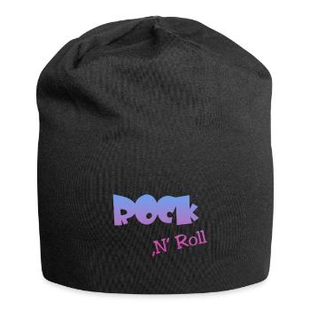 Rock n Roll - Jersey-Beanie - Schwarz - Vorne