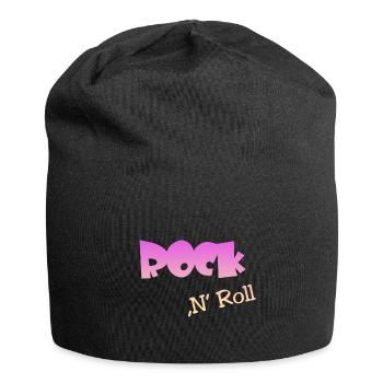 Rock n Roll - Jersey-Beanie - Schwarz - Vorne