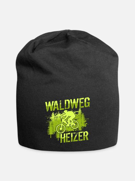MTB Mountainbiker - Waldweg Heizer - Jersey-Beanie - Schwarz
