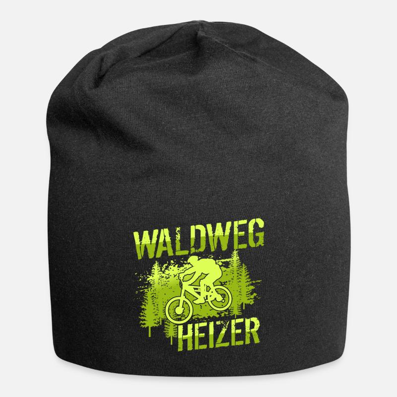 MTB Mountainbiker - Waldweg Heizer - Jersey-Beanie - Schwarz