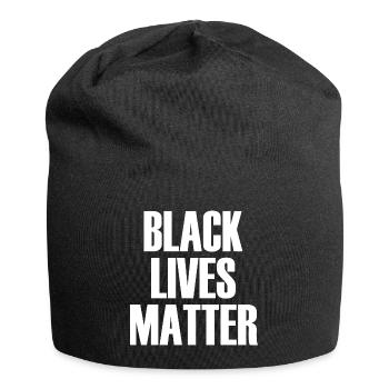 Black Lives Matter - Jersey-Beanie - Schwarz - Vorne