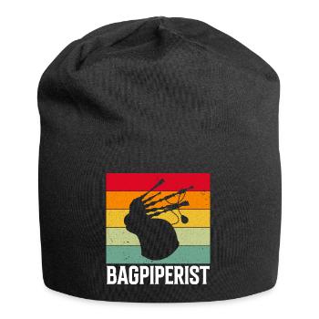 Conception de cornemuse pour Scotland Pride et cornemuse - Bonnet en jersey - noir - Devant
