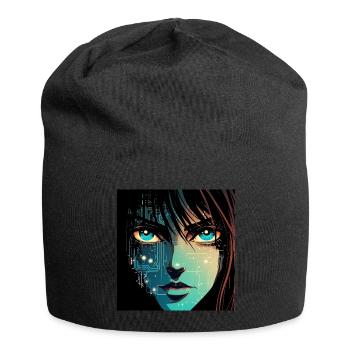 Anime Numérique - Bonnet en jersey - noir - Devant