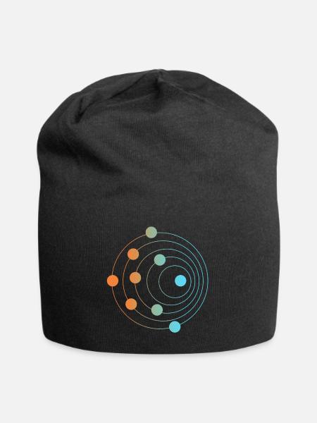 Doppler-Effekt - Jersey-Beanie - Schwarz