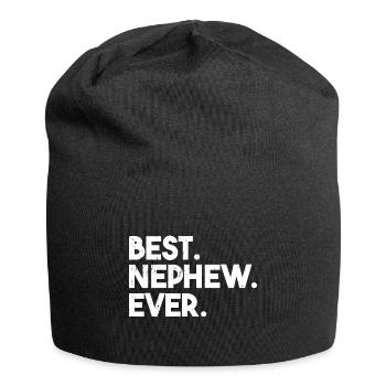 Best Nephew Ever - Jersey Beanie - black - Front