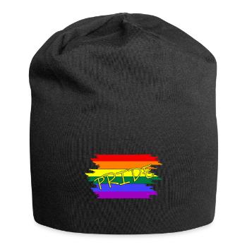 Pride, LGBTQ - Jersey-Beanie - Schwarz - Vorne