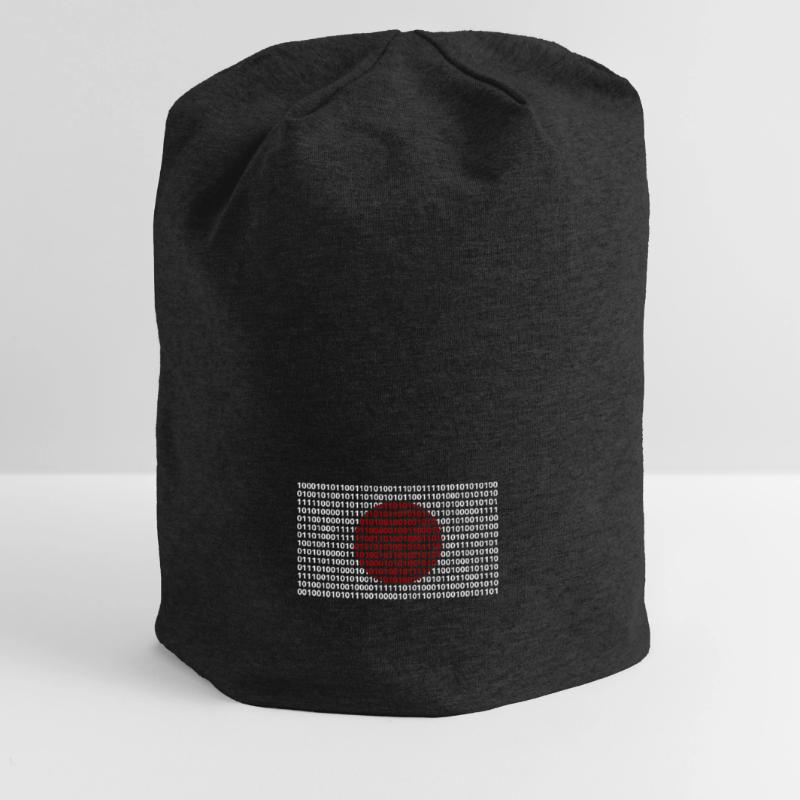 Le drapeau du Japon numérote le code binaire codé en bits Bonnet en jersey