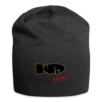 Hip Hop, Rap, MC, Rapper - Jersey-Beanie - Schwarz - Vorne