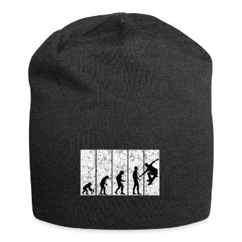 Skateboarder Skateboard Skater Evolution Skateing - Jersey-Beanie - Anthrazit - Vorne