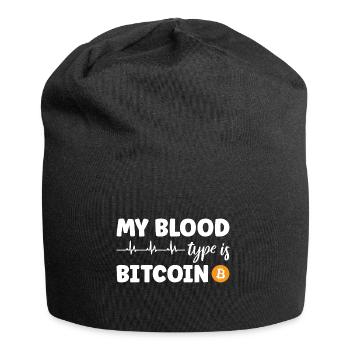 Bitcoin BTC Crypto Blockchain Coin Exchange Coin - Bonnet en jersey - noir - Devant