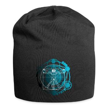Symbol Zirkel des Lebens - Jersey-Beanie - Schwarz - Vorne