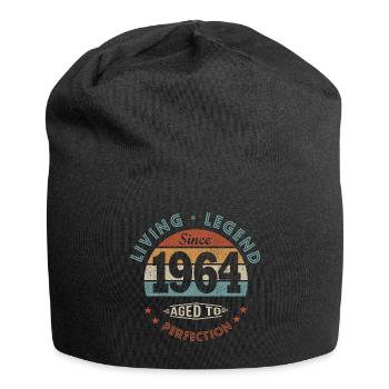 legend since 1964 Born in 1964 birthday 58 years - Jersey Beanie - black - Front