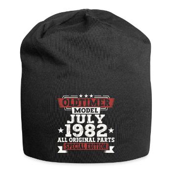 Oldtimer Juillet 1982 40ème Anniversaire Cadeau Hommes - Bonnet en jersey - noir - Devant