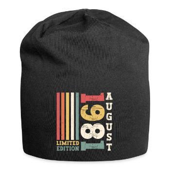Limited Edition August 1981 41st Birthday Men - Jersey Beanie - black - Front