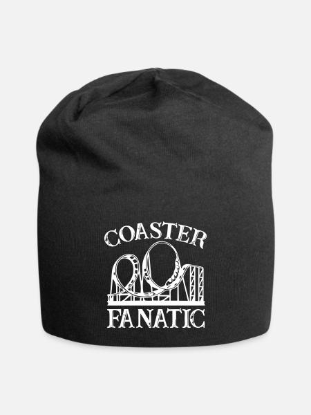 Roller Coaster Fanatic - Jersey-Beanie - Schwarz
