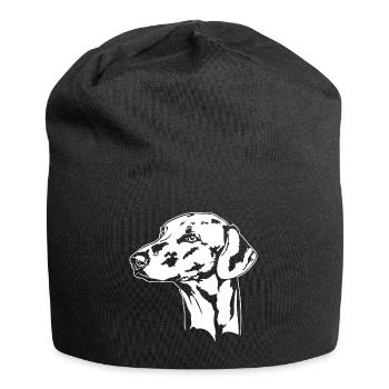 AZAWAKH Portrait Chiens Lévriers Wilsigns - Bonnet en jersey - noir - Devant