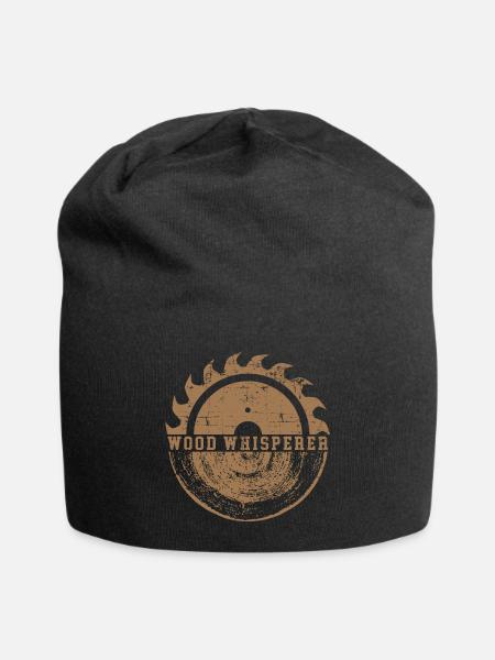 Wood Whisperer | Funshirt Handwerker witzig - Jersey-Beanie - Schwarz
