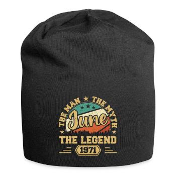 June 1971 The Man, The Myte, The legend, June 1971 - Jersey-Beanie - Schwarz - Vorne