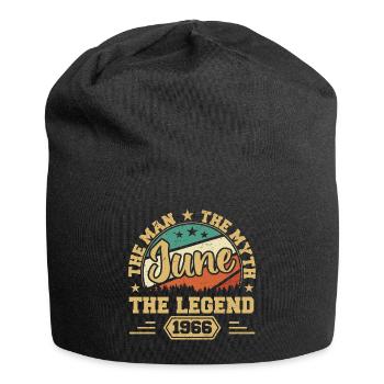 June 1966 The Man, The Myte, The legend, Juni 1966 - Jersey-Beanie - Schwarz - Vorne