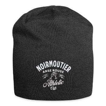 Noirmoutier Anse rouge Athletic club - Bonnet en jersey - charbon - Devant