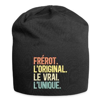 Frérot L'Original Le Vrai L'Unique Frère - Bonnet en jersey - noir - Devant