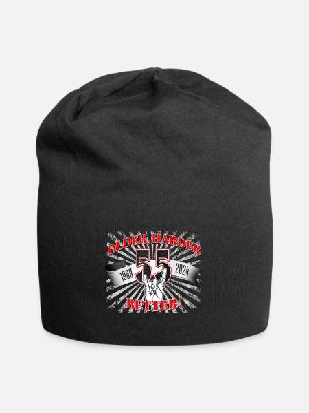 55 ans de Rock ́n ́roll - Bonnet en jersey - noir