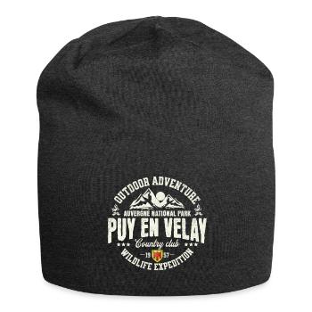 Le Puy en Velay outdoor Auvergne - Jersey Beanie - charcoal grey - Front