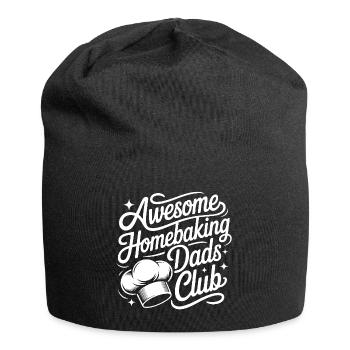 Club de pâtisserie Le père de papa cuit le mieux - Bonnet en jersey - noir - Devant