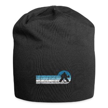 Ice Hockey Ice Hockey Retro Skates Puck Ice - Jersey Beanie - black - Front