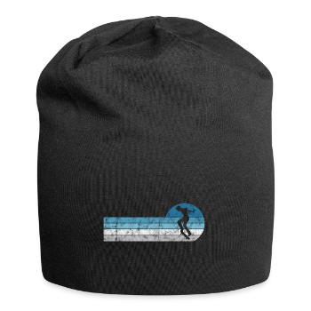 Skateboard Skateboarder Skater Skate Skateing - Jersey Beanie - black - Front