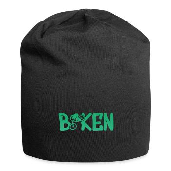 Biken Fahrrad Bike - Jersey-Beanie - Schwarz - Vorne