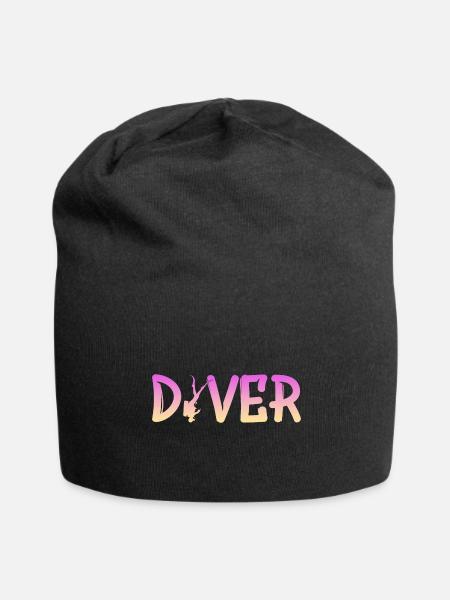 Tauchen - Jersey-Beanie - Schwarz