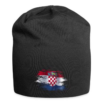 Croatie utilisé - Bonnet en jersey - noir - Devant