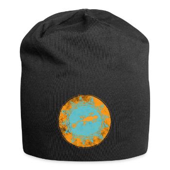 "Baleares spain" (beidseitig bedruckt!) - Jersey-Beanie - Schwarz - Vorne