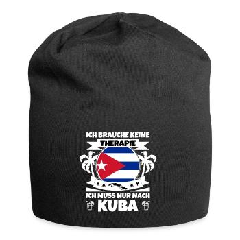 Kuba Flagge Karibik Urlaub Cuba Reise Havanna - Jersey-Beanie - Schwarz - Vorne