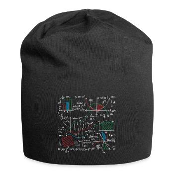 Amoureux des équations mathématiques maths - Bonnet en jersey - noir - Devant