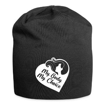 Mon corps mon choix - Bonnet en jersey - noir - Devant
