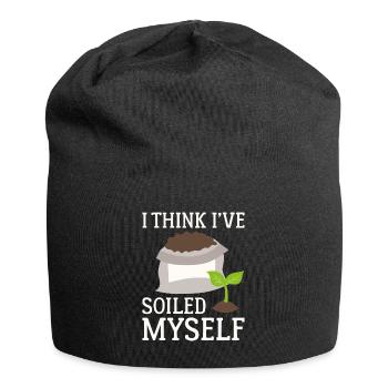 Je pense que je me suis souillé - Bonnet en jersey - noir - Devant