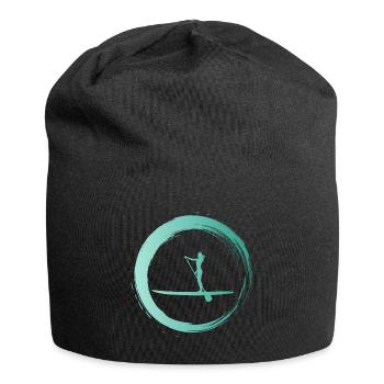 Sporty Hobby Leidenschaft Stand Up Paddle - Jersey-Beanie - Schwarz - Vorne