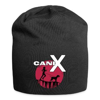 Canicross dogrun running with dog dog sports - Jersey Beanie - black - Front