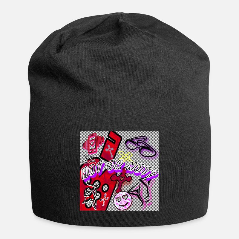 Chaud ou pas? - Image - 2023 - Bonnet en jersey - noir
