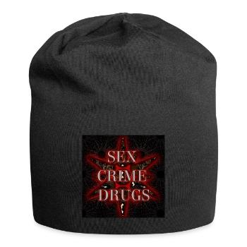 Sexe - Crime - Drogue - Image - 2023 - Bonnet en jersey - noir - Devant