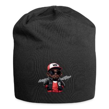 Little Hip Hop Head (Red) - Jersey Beanie - black - Front