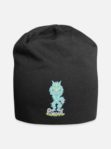 PIXOUL - Jersey Beanie - black