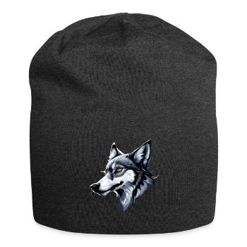 Grey Wolf - Jersey Beanie - charcoal grey - Front