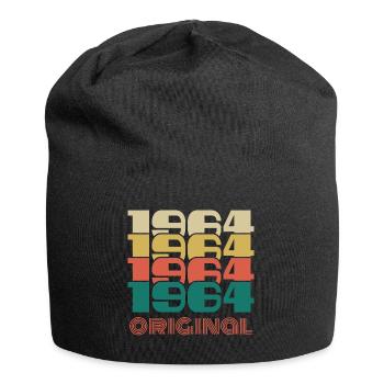 60. Geburtstag 2024 Feier best of Jahrgang 1964 - Jersey-Beanie - Schwarz - Vorne