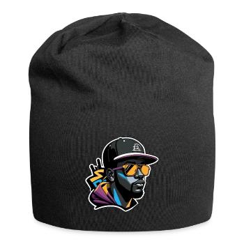 Urban Guy - Jersey Beanie - black - Front