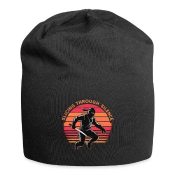 Slicing Through Silence - Jersey Beanie - black - Front