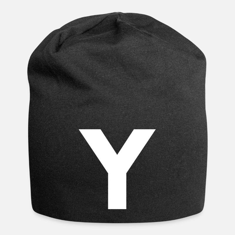 Y - Bonnet en jersey - noir